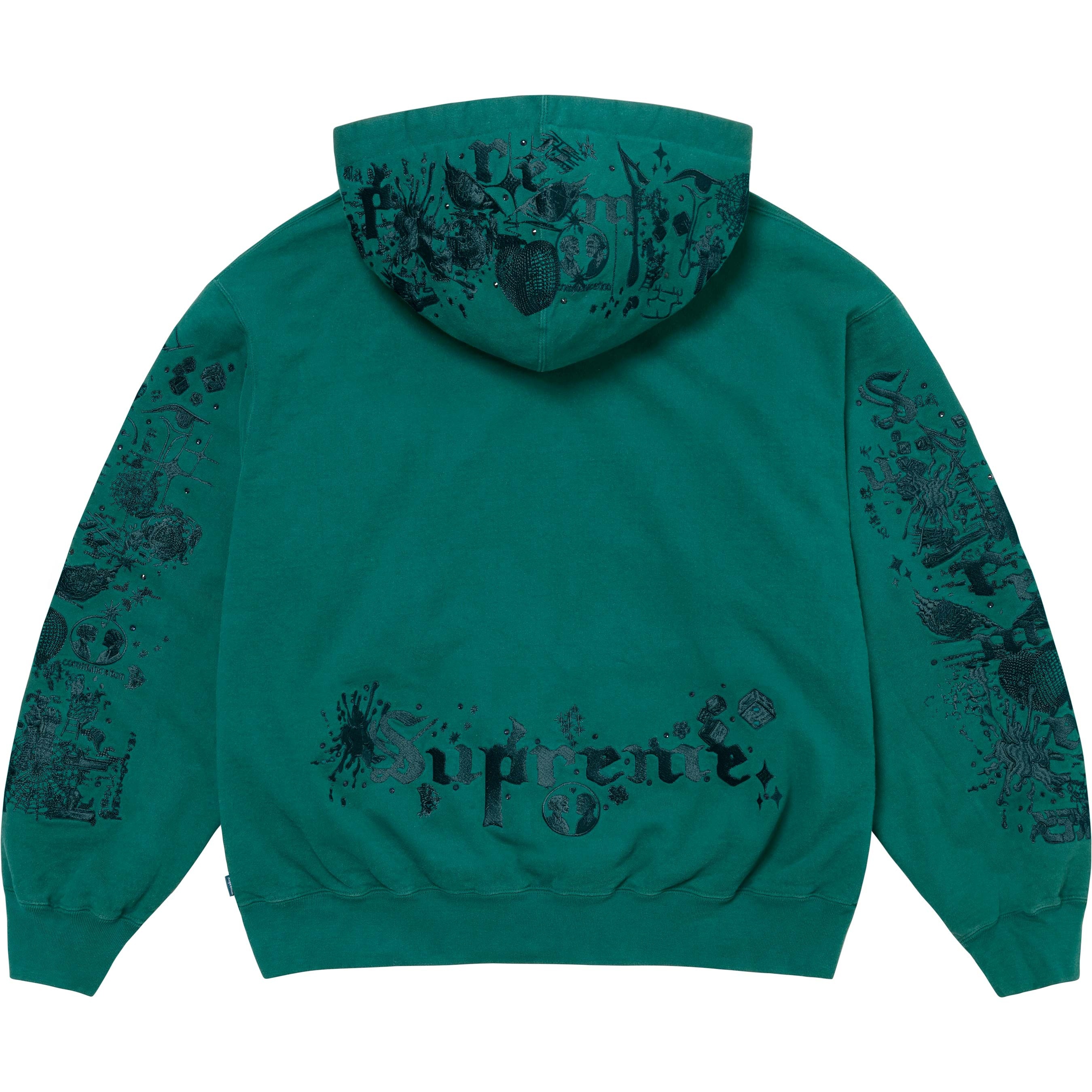 AOI Zip Up Hooded Sweatshirt view 12